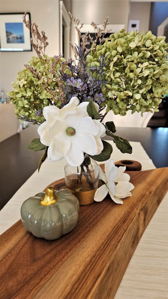 fall dried hydrangeas