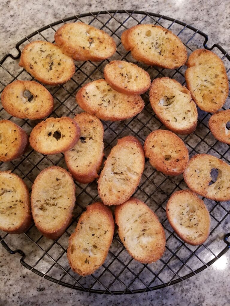 plain crostini