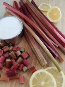 rhubarb simple syrup ingredients