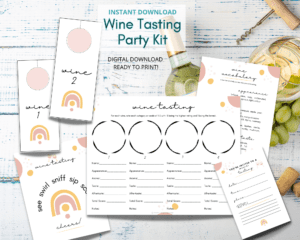 Printable Wine Tasting Party Kit - Joyful Hostess