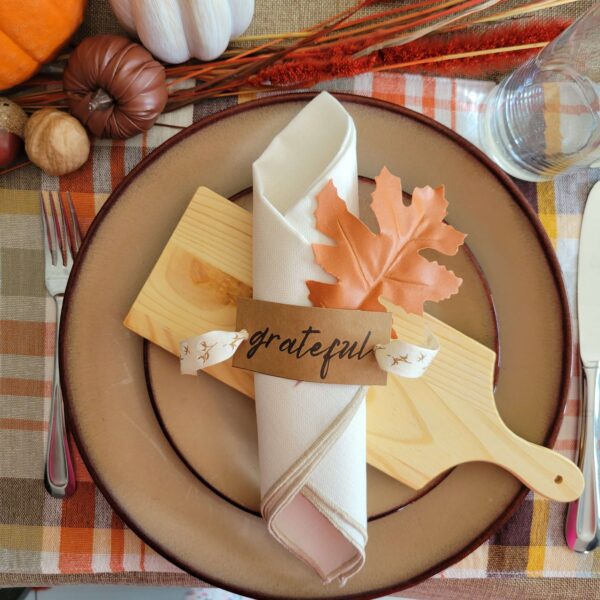 Thanksgiving printable napkin ring