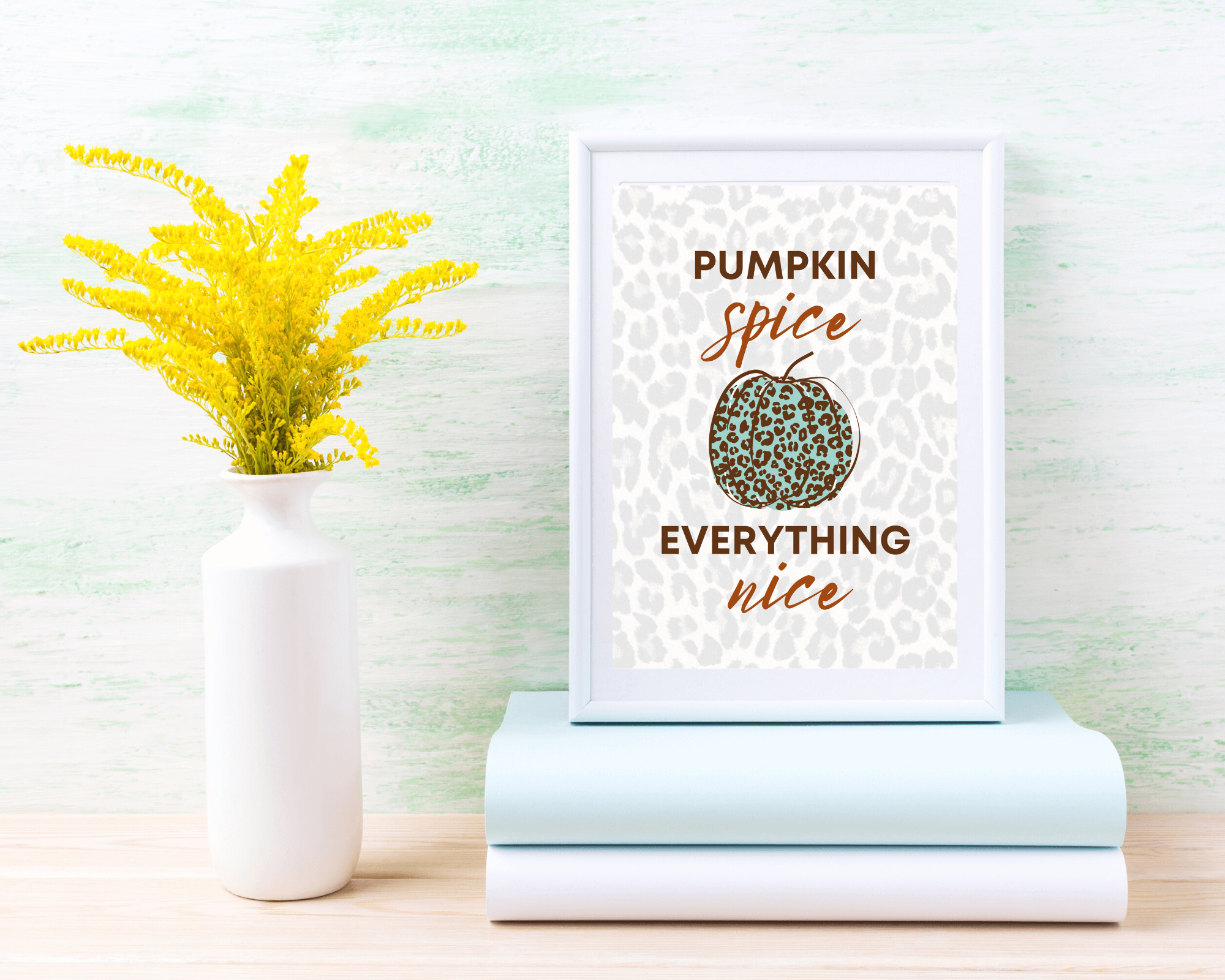 pumpkin spice printable art