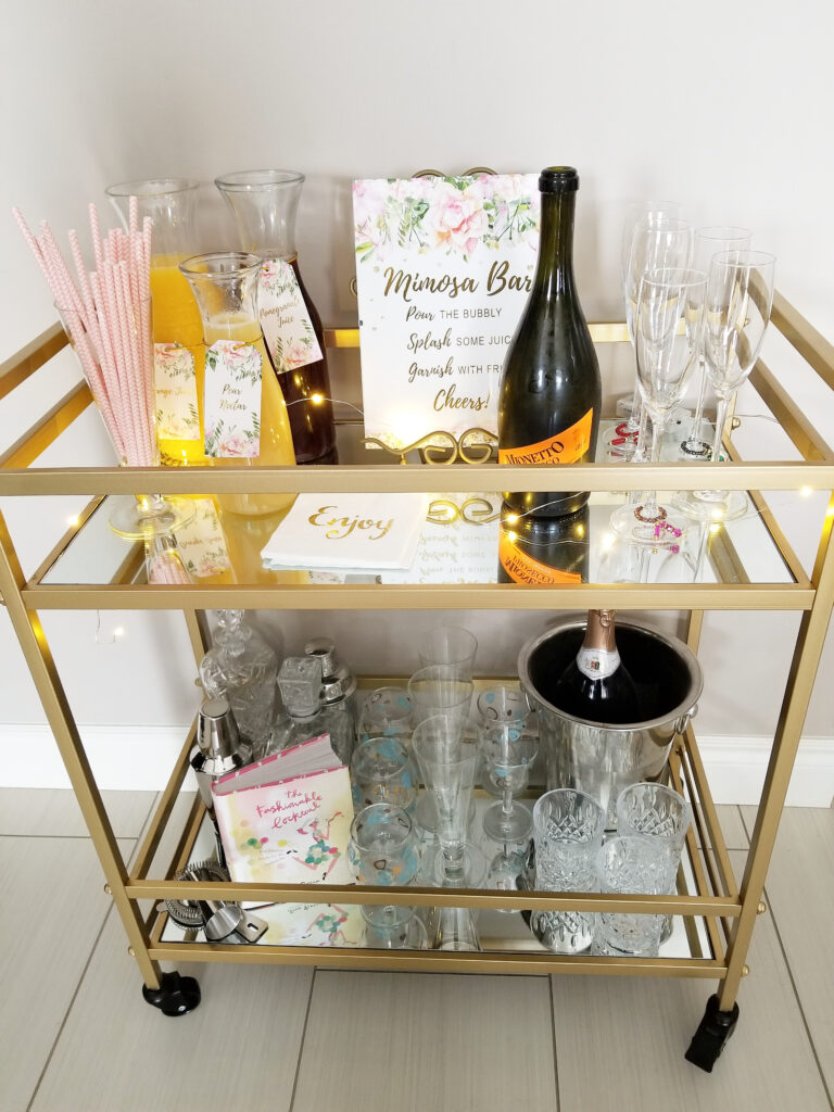 galentine's day mimosa bar